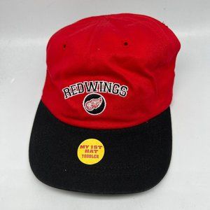 Vintage Detroit Redwings NHL Twins Enterprise Hat Snapback Cap‎ Toddler New